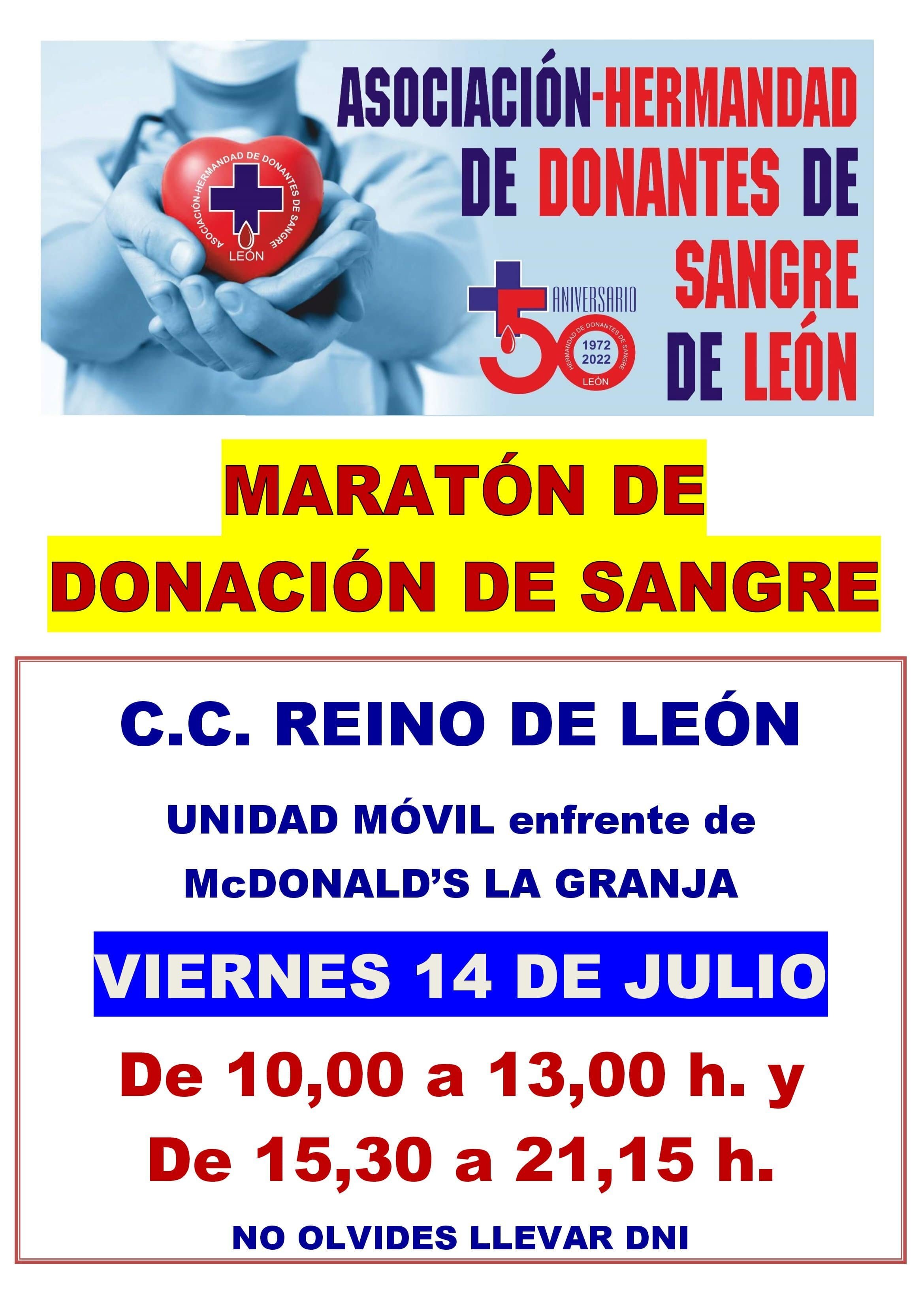 MARATÓN DE DONACIÓN DE SANGRE